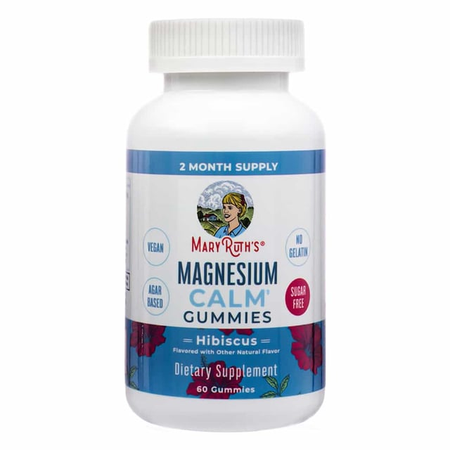 MaryRuth Magnesium Calm Gummies - Hibiscus