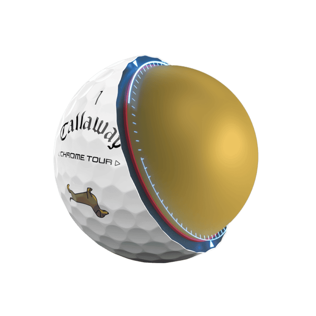 Chrome Tour Small Dogs: Dachshund Golf Balls