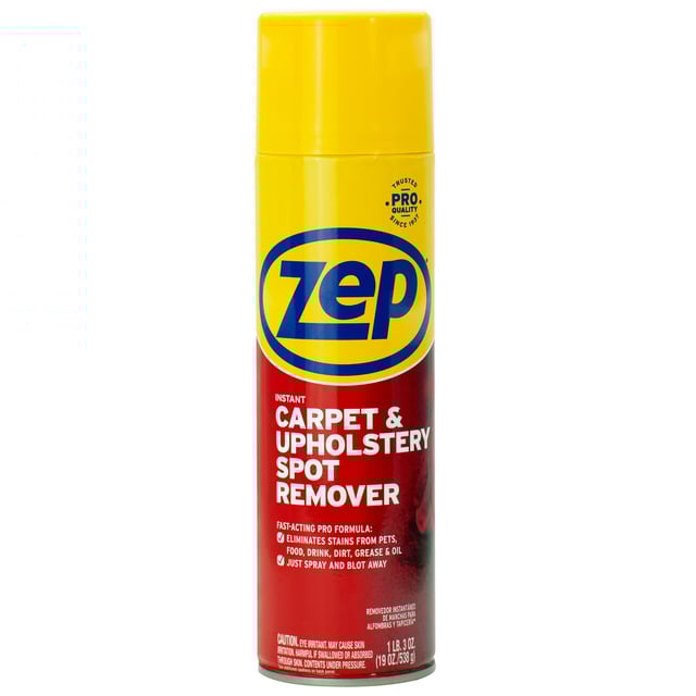 Zep Instant Carpet & Upholstery Spot Remover – Fast-Acting Stain Remover – 19 oz.