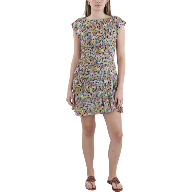 Joie Womens Leyna Ruched  Mini Dress