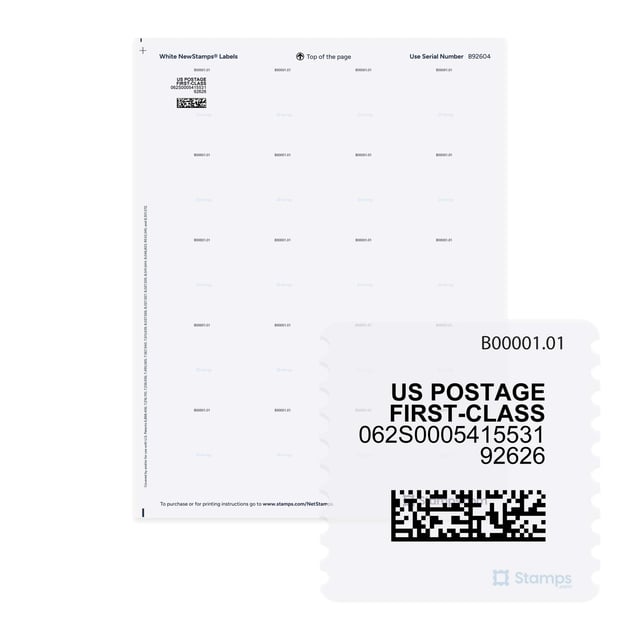 Clear NetStamps<sup>®</sup> Sheets