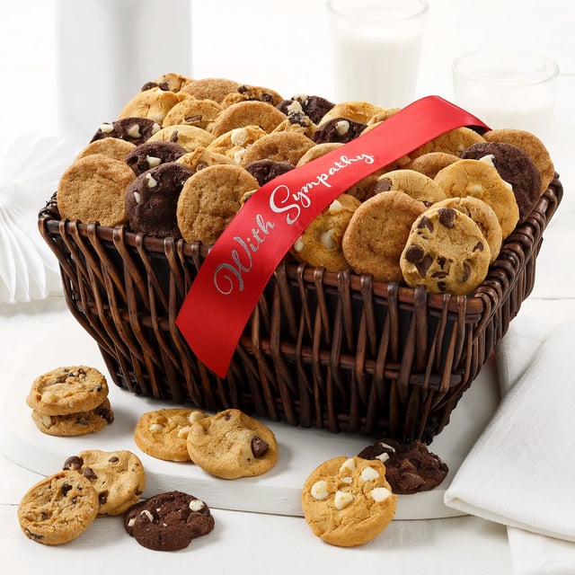 With Sympathy Nibblers Basket
