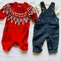 2 pc set RL Polo and overalls