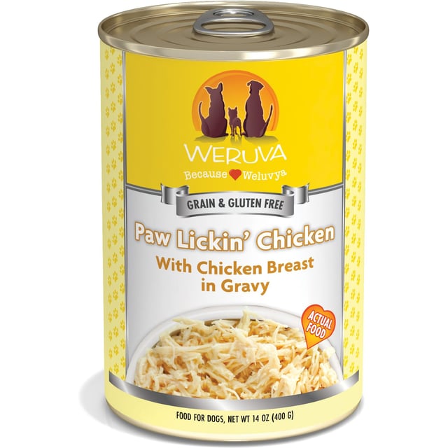 Weruva Paw Lickin' Chicken in Gravy Grain-Free Canned Dog Food