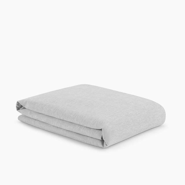 Linen Eucalyptus Flat Sheet - Glacier