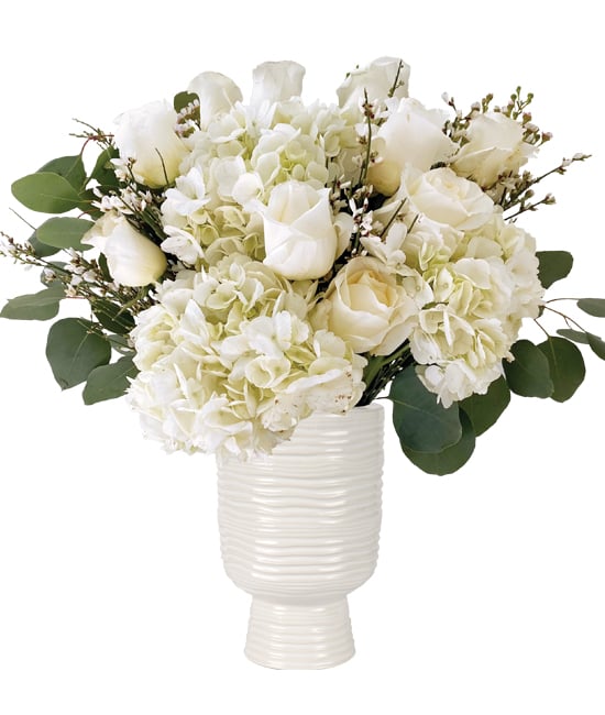 Hydrangea &amp; Rose Love Bouquet
