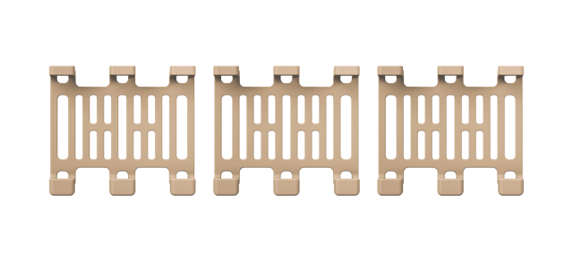 XL Clip x3 - Beige (DOG XL)