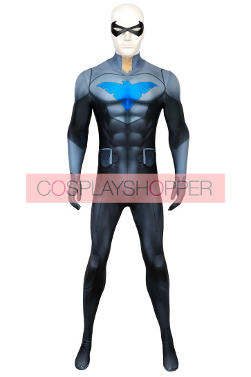 Son of Batman Nightwing Richard Dick Grayson Cosplay Costume