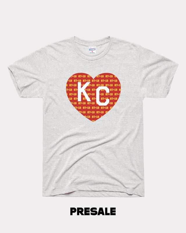 Numerology Love Story KC Heart Ash T-Shirt