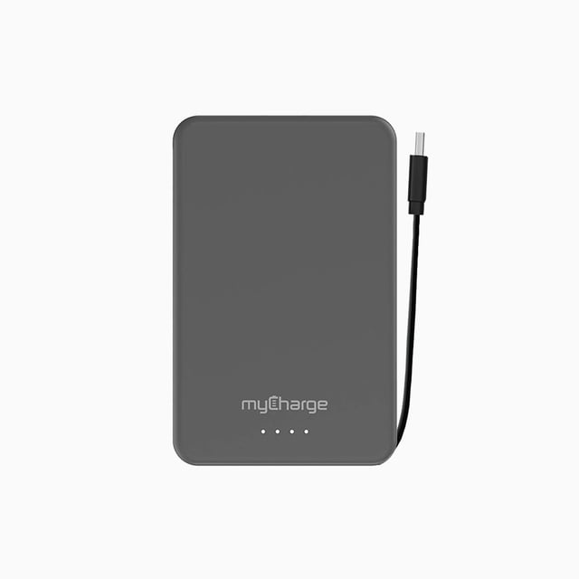 Power + Go 5K Portable Charger W-Built-In Cable