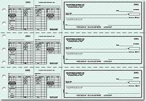 Blue Safety 3-on-a-Page Checks