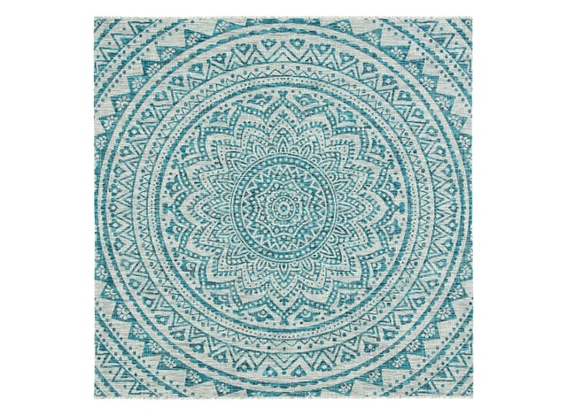 Courtyard Mandala Indoor/Outdoor Area Rug