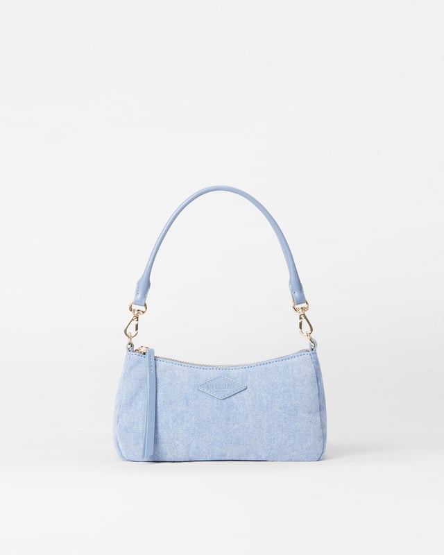 True Light Denim Mini Chelsea Shoulder