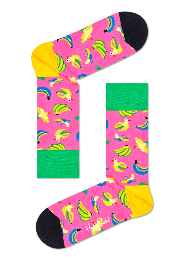 Banana Bird Sock
