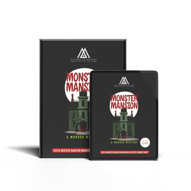 Halloween Murder Mystery Game Kit - Monster Mansion