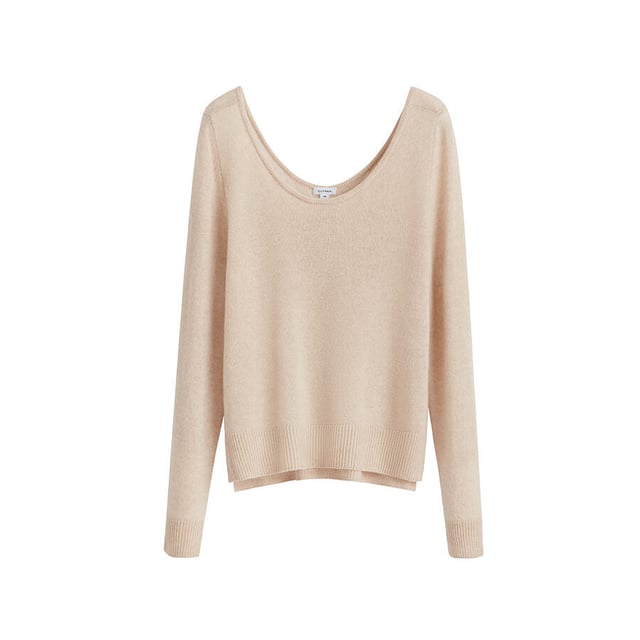 Single-Origin Cashmere Scoop Neck Sweater