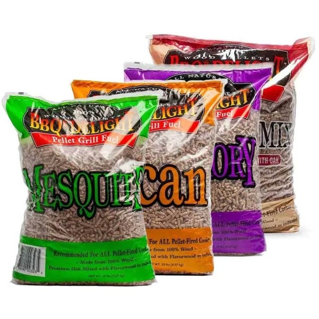 BBQr's Delight Wood Pellets Four Pack