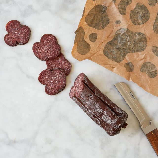 Red Bear Tipsy Cow Beef & Brandy Salami – a boozy, smoky beef salami | Murray's Cheese
