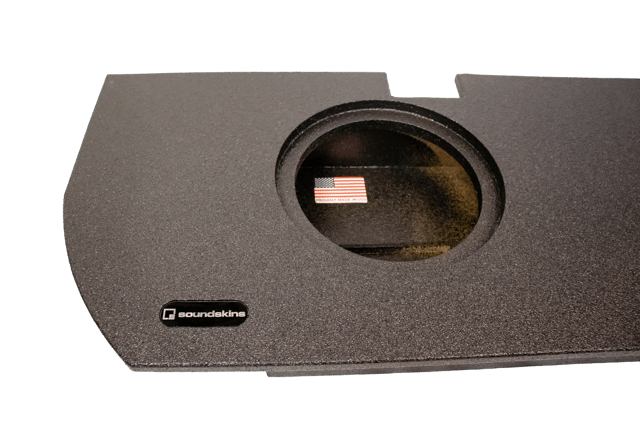 SoundSkins Enclosures | Toyota Tundra 2022+ Crew Cab Dual 10" Sealed - Premium USA Made Subwoofer Box with Bed Liner Spray Finish