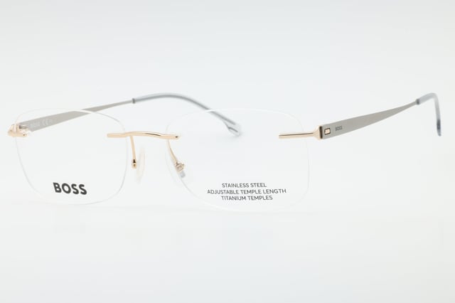 Hugo Boss BOSS 1424 metal Rectangular Men Eyeglasses