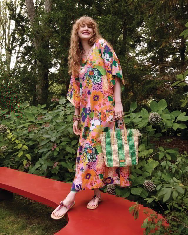 Fin and Tonic Maxi Dress Botanical Bash