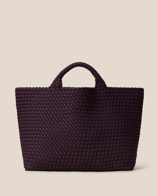 St. Barths Large Tote | Aubergine