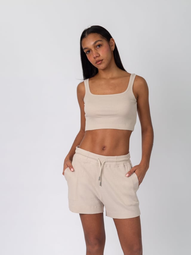 Revive™ Organic Cotton Crop Tank | Oat