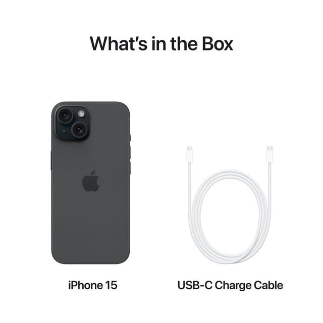 Apple iPhone 15 128GB in Black