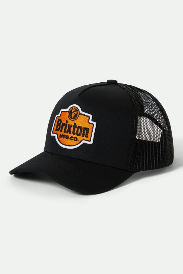 Genuine Quality Netplus Trucker Hat - Black/Black