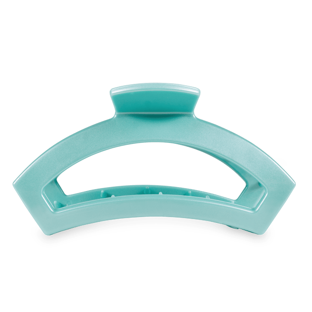 Open Totally Turquoise Large Claw Hair Clip