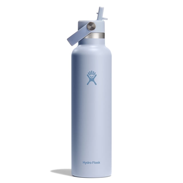 Standard Mouth Bottle with Flex Straw Cap, 24 oz