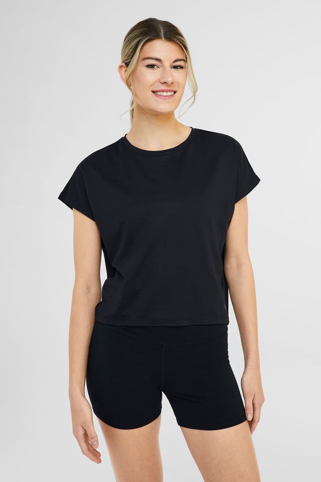 T-shirt en mesh perforée - Femme
