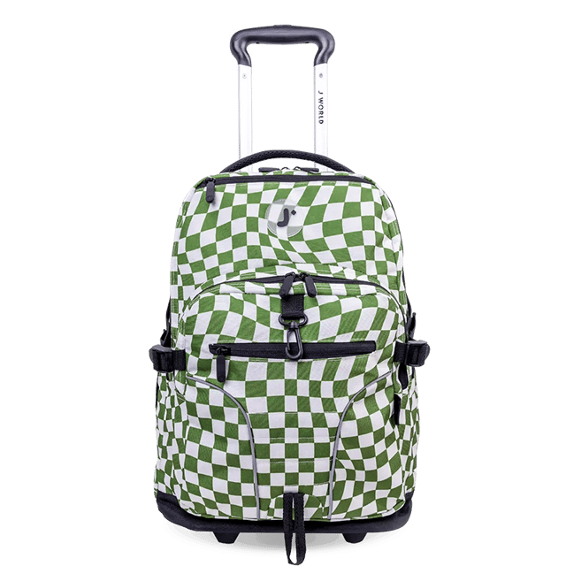 Lunar Multi-Purpose Laptop Rolling Backpack (19.5 Inch) in Matcha Checkers