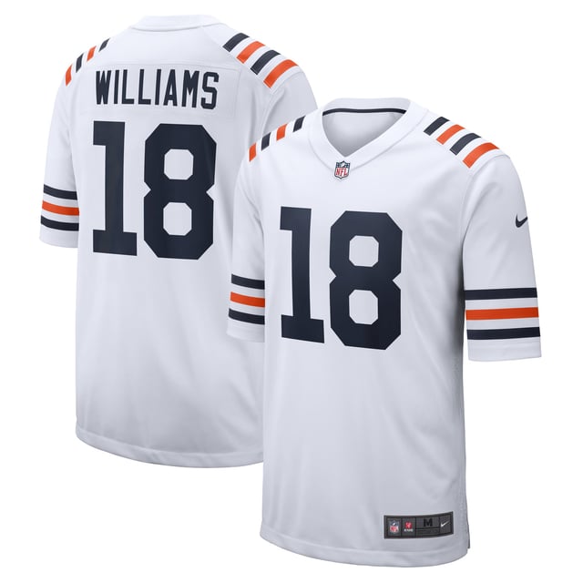 Caleb Williams Chicago Bears Nike White Alternate 2 Game Jersey