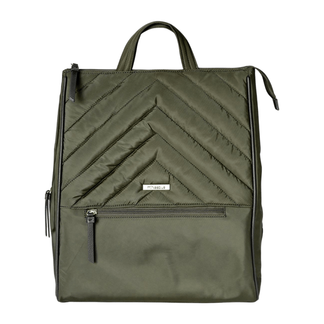 MinkeeBlue Puffer Amber Backpack with Lunch and Shoe Bag