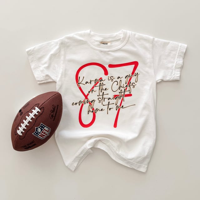 karma is a guy on the chiefs • (adults + kids)