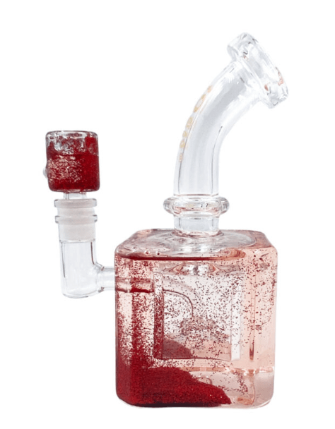 Rock Glass 7" Glycerine Mini Box Bong