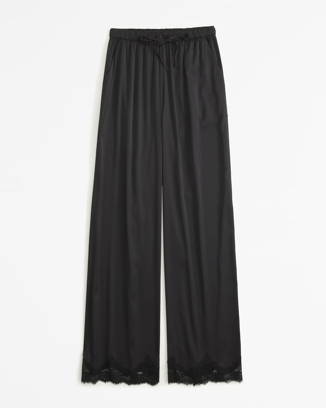 Lace and Satin Sleep Pant
