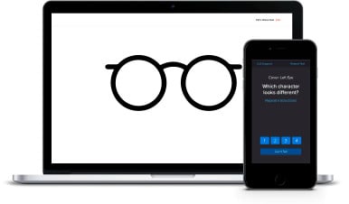 Glasses Vision Test