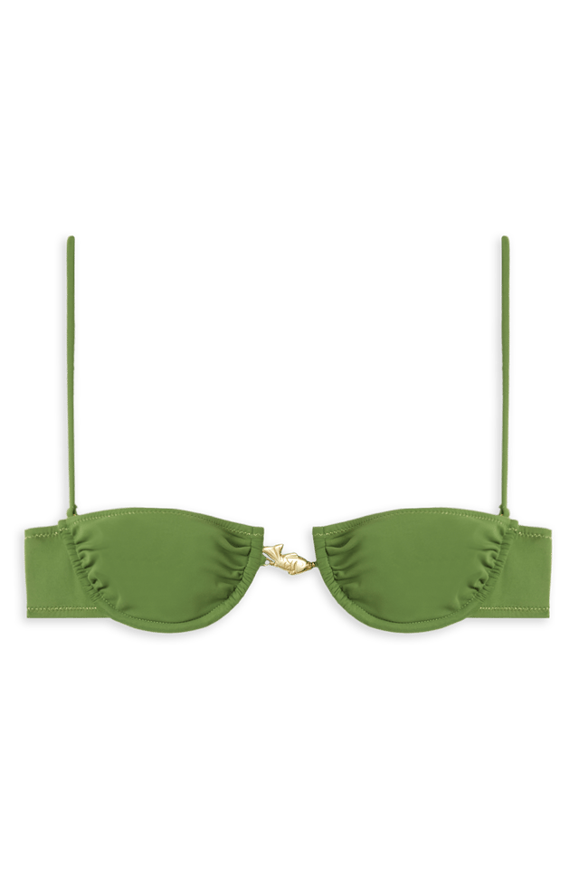 Hammond Bikini Top // Emerald Green