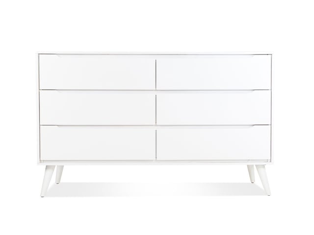 Wide White Dresser