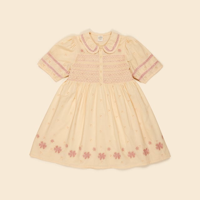 Lucie Dress, Milk Broderie
