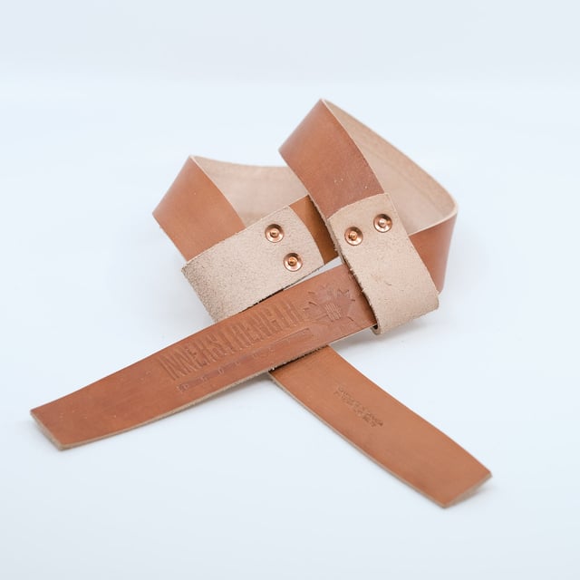 Inner Strength Leather Lifting Straps