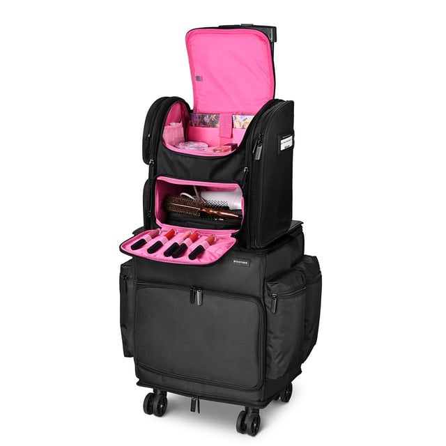 TheLAShop Hairstylist Travel Nail Polish Case with Barber Backpack