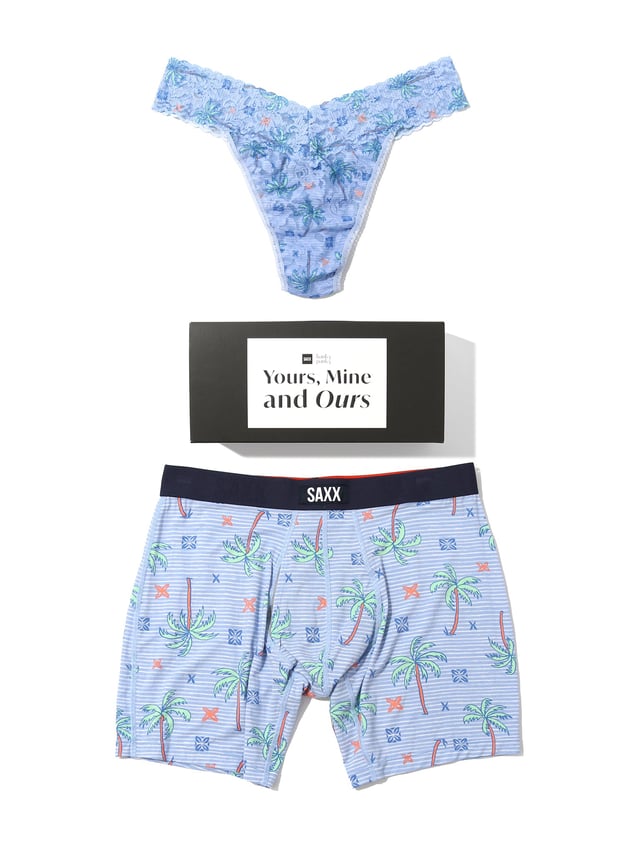 Signature Lace Original Rise Thong And Saxx Super Soft Vibe Boxer Brief