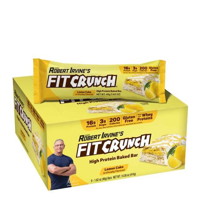 FITCRUNCH Lemon Cake (9ct Snack Size)