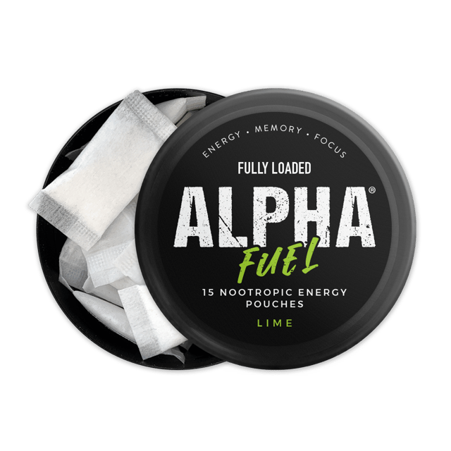 Lime ALPHA Fuel Nootropic Energy Pouches