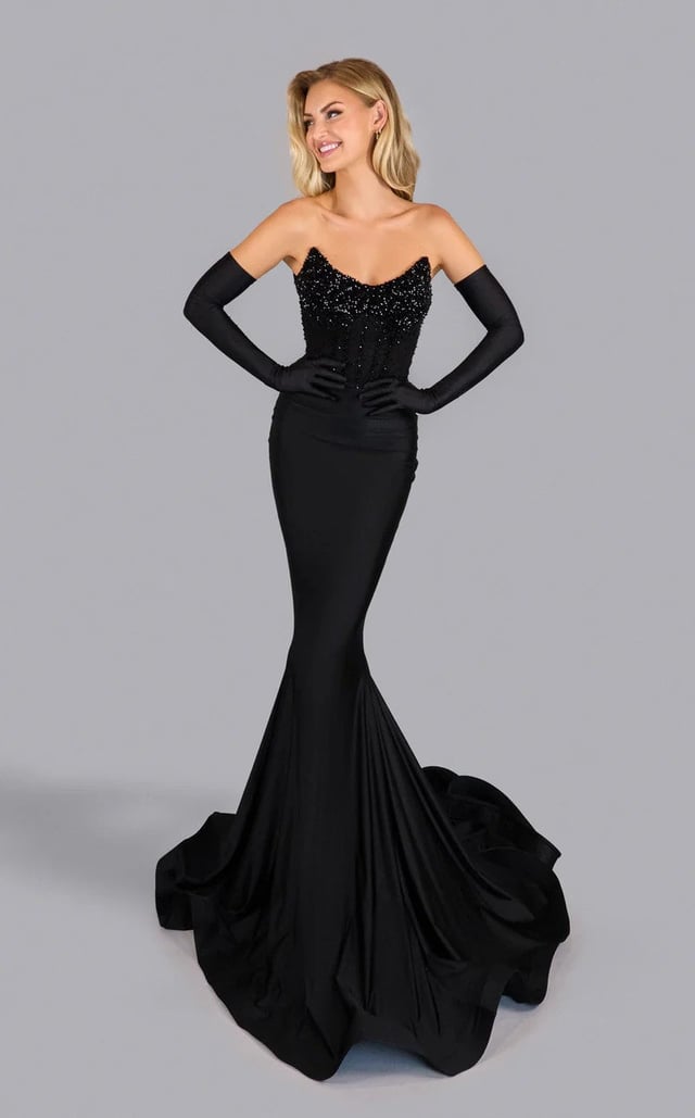 Jessica Angel 2560 Long Formal Fitted Prom Mermaid Dress