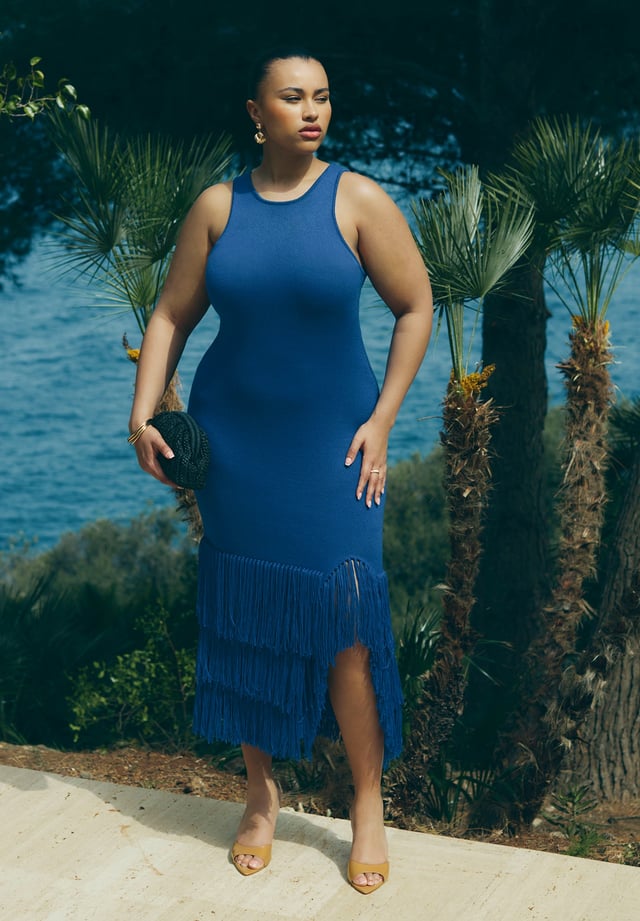 Fringe Maxi Dress