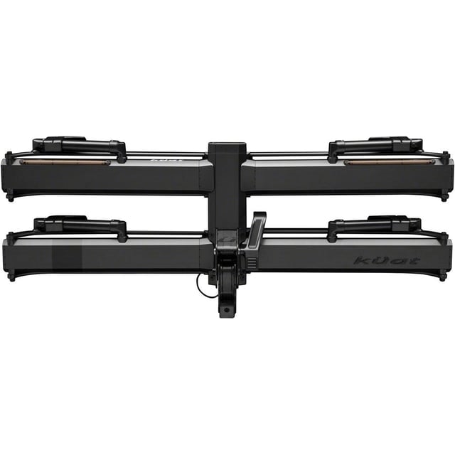 Piston Pro X Hitch Bike Rack - 2-Bike 2" Receiver LED Lights 4-Pin Plug Kashima Coat Galaxy Gray